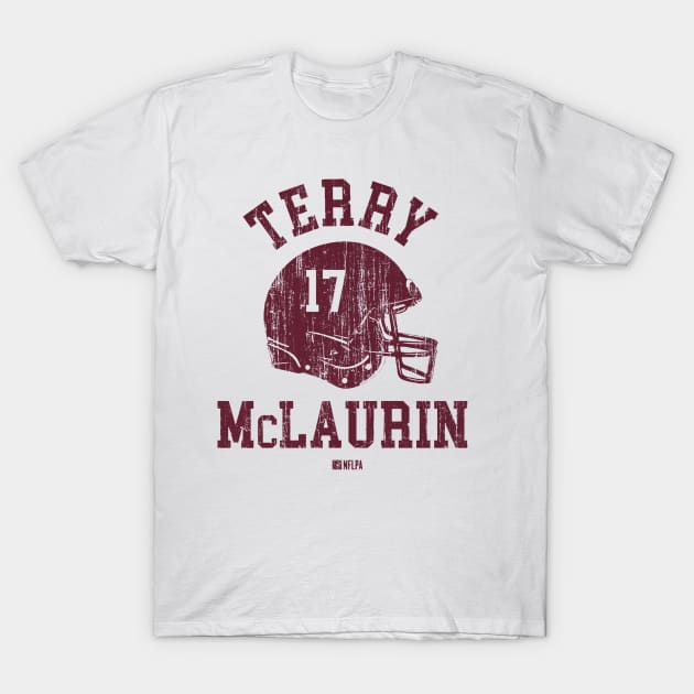 Terry McLaurin Washington Helmet Font T-Shirt by TodosRigatSot